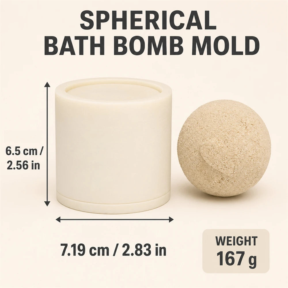 4 Shapes Bath Bomb Mold 3D Heart Flower Round Disc Sphere Shampoo Press Bar Mold DIY Round Ball Shampoo Soap Mold Soap Making