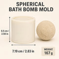 4 Shapes Bath Bomb Mold 3D Heart Flower Round Disc Sphere Shampoo Press Bar Mold DIY Round Ball Shampoo Soap Mold Soap Making
