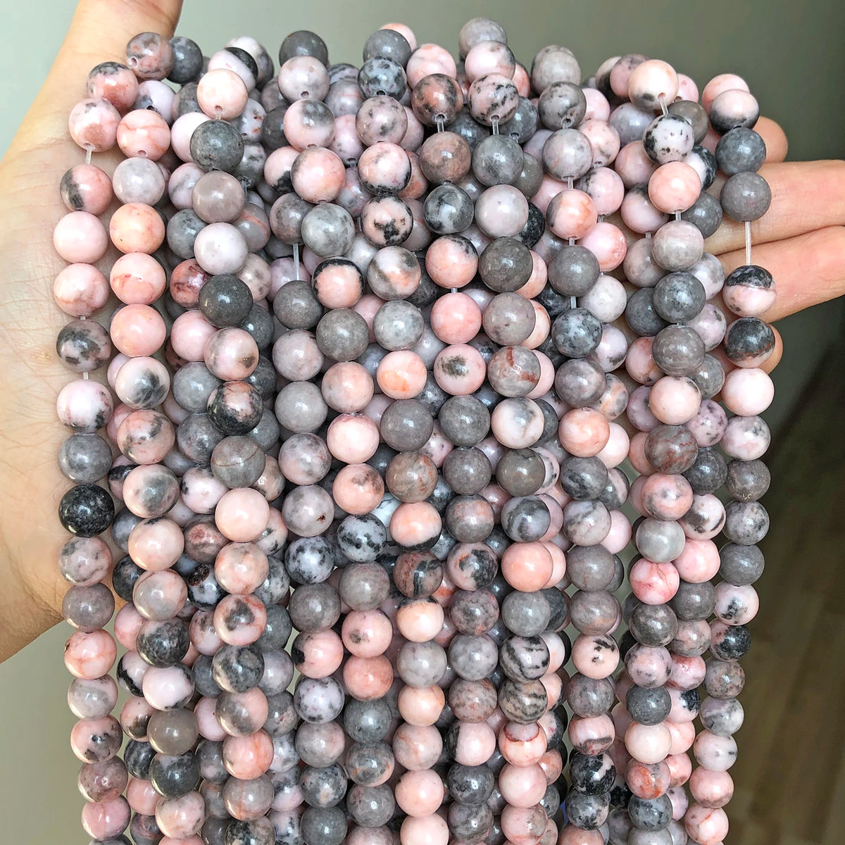 Stone Beads Round Assorted Stone Color Options for DIY Jewelry Making