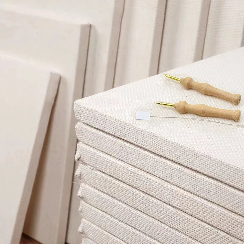 Punch Needle Frame with Monk Cloth for Rug Hooking & Embroidery Projects