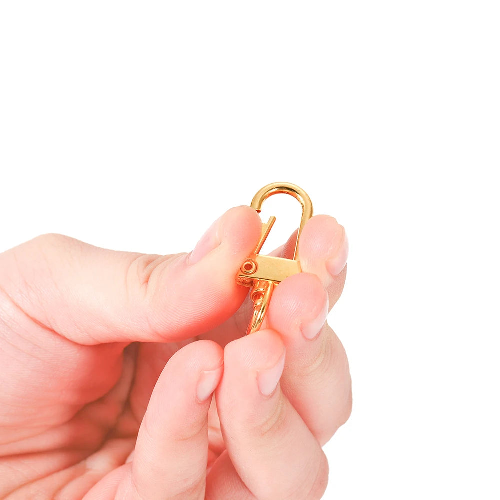 Lobster Clasps Metal Snap Hook Keychain Findings DIY Jewelry Making
