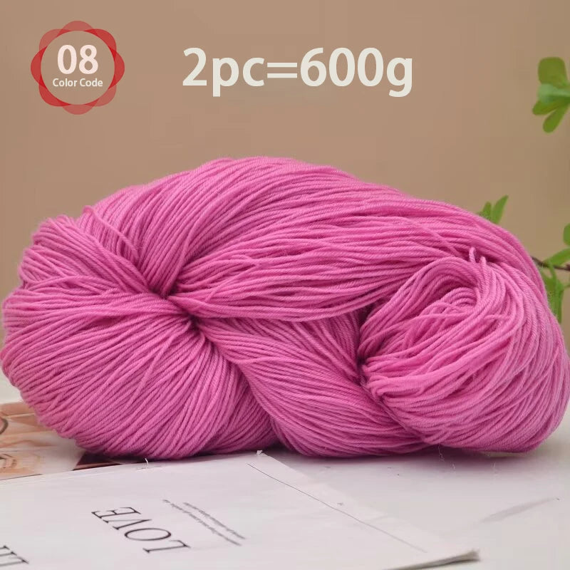 Yarn, Medium-Fine for Knitting Sweaters, Scarves, Vests & Handmade Blankets