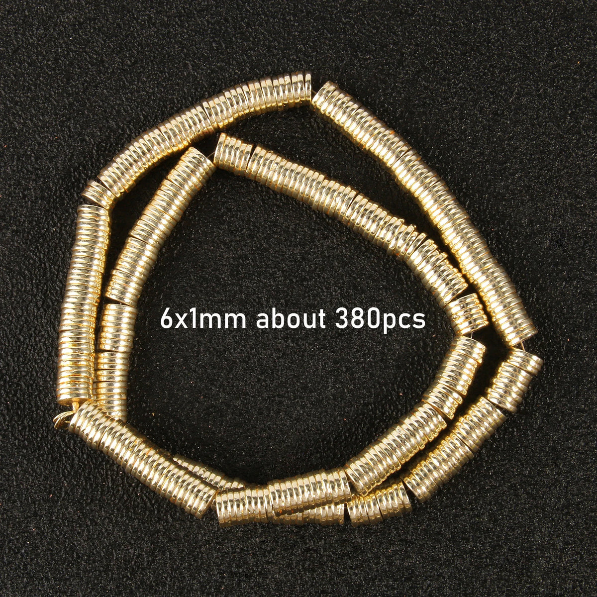 Stone Beads Gold-Tone Hematite-Style Mixed Shapes for DIY Jewelry Making