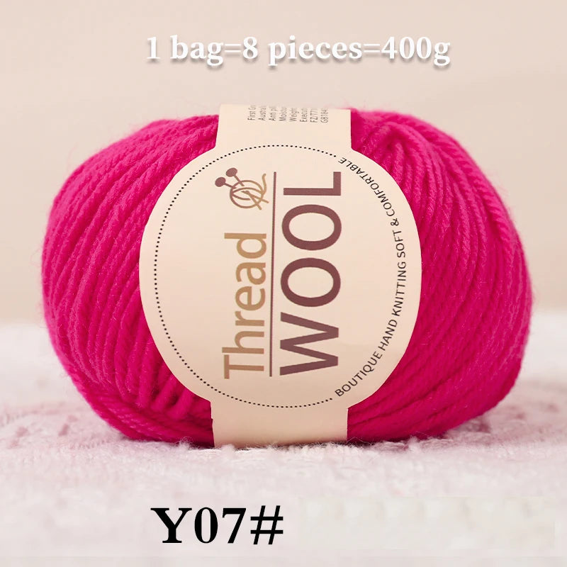 Yarn, Medium-Thick for Sweaters, Scarves, Gloves, Socks, Shawls & Coats
