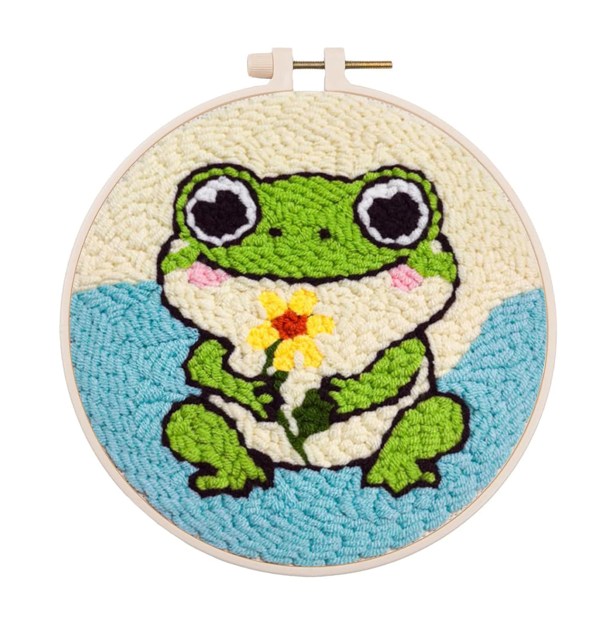 Punch Needle Kit, SDOYUNO Cartoon Animals for Beginner Embroidery Crafts