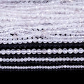 Stone Beads Tiny Faceted Clear Quartz-Style Spacers for DIY Jewelry Making