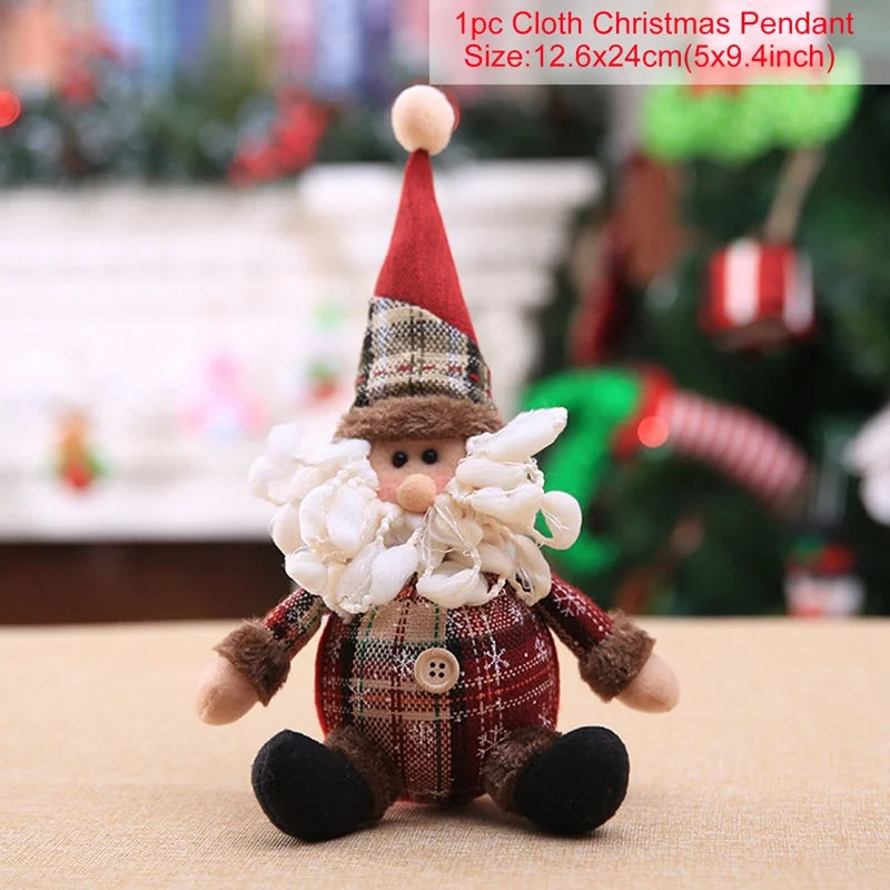 Christmas Doll Ornaments Merry Christmas Decorations For Home Table Decor Xmas Gift 2026 Navidad Natal New Year Decor 2026 Noel