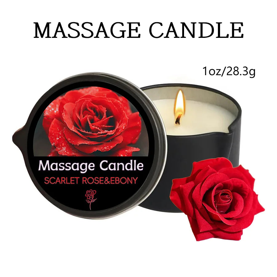 Massage Candles EVODUCK Pour Spout Tins Jasmine Rose Lavender Fragrances