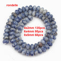 Stone Beads Blue Sodalite Jasper Mixed Shapes for DIY Jewelry Making Craft Beads