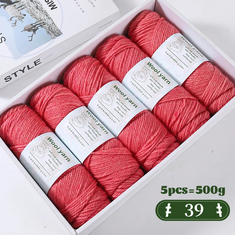 Yarn, Thick Rainbow Gradient for Coats, Scarves, Gloves & Creative Knitwear