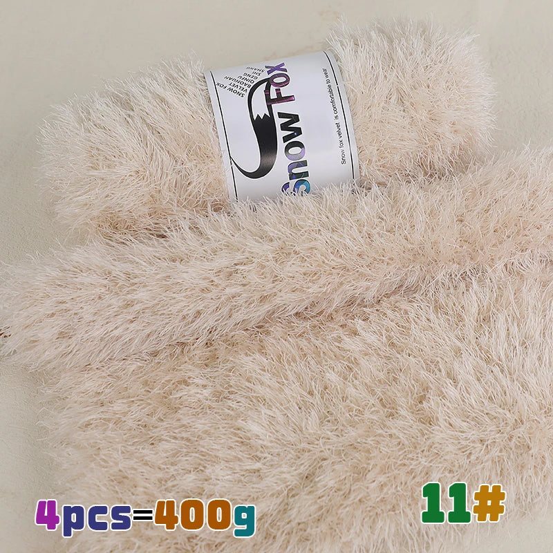 Yarn, Faux Fur Eyelash Texture for Knitting Coats, Scarves, Hats & Vests