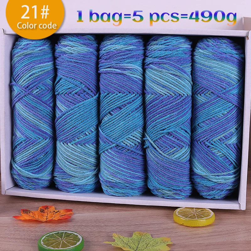 Yarn, Color Gradient for Knitting Sweaters, Scarves, Hats & Handmade Gifts