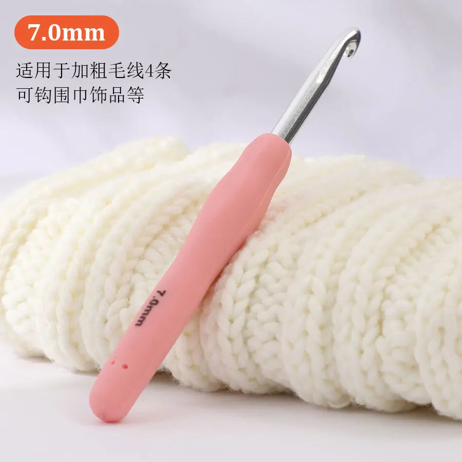 Crochet Hook, Aluminum for Handmade Yarn Crafts & Needlework Projects