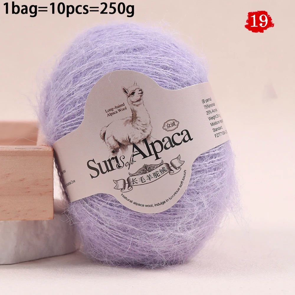Yarn, Long-Pile Multicolor for Sweaters, Gloves, Shawls & Decorative Crafts