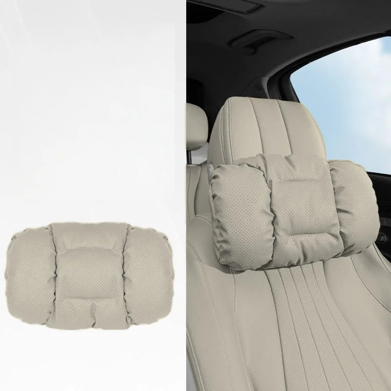 Memory Leather Car Headrest Neck Premium Quality Replacement Accessory