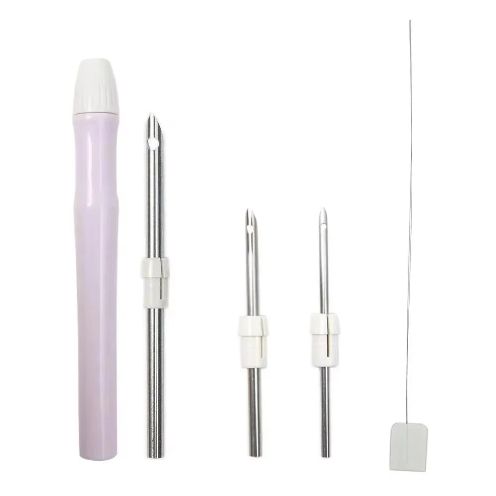 Punch Needle Tool Set, Embroidery Pen for Handmade Stitching & Yarn Crafts