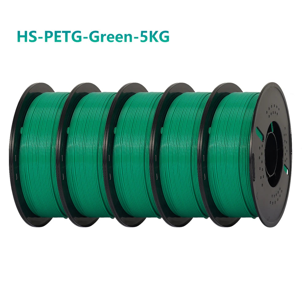 KINGROON 5/10KG Hyper PETG Filament, High Speed 3D Printer Filament,1kg/Spool (2.2lbs), 3D Printer Filament Good Toughness Non-Toxic