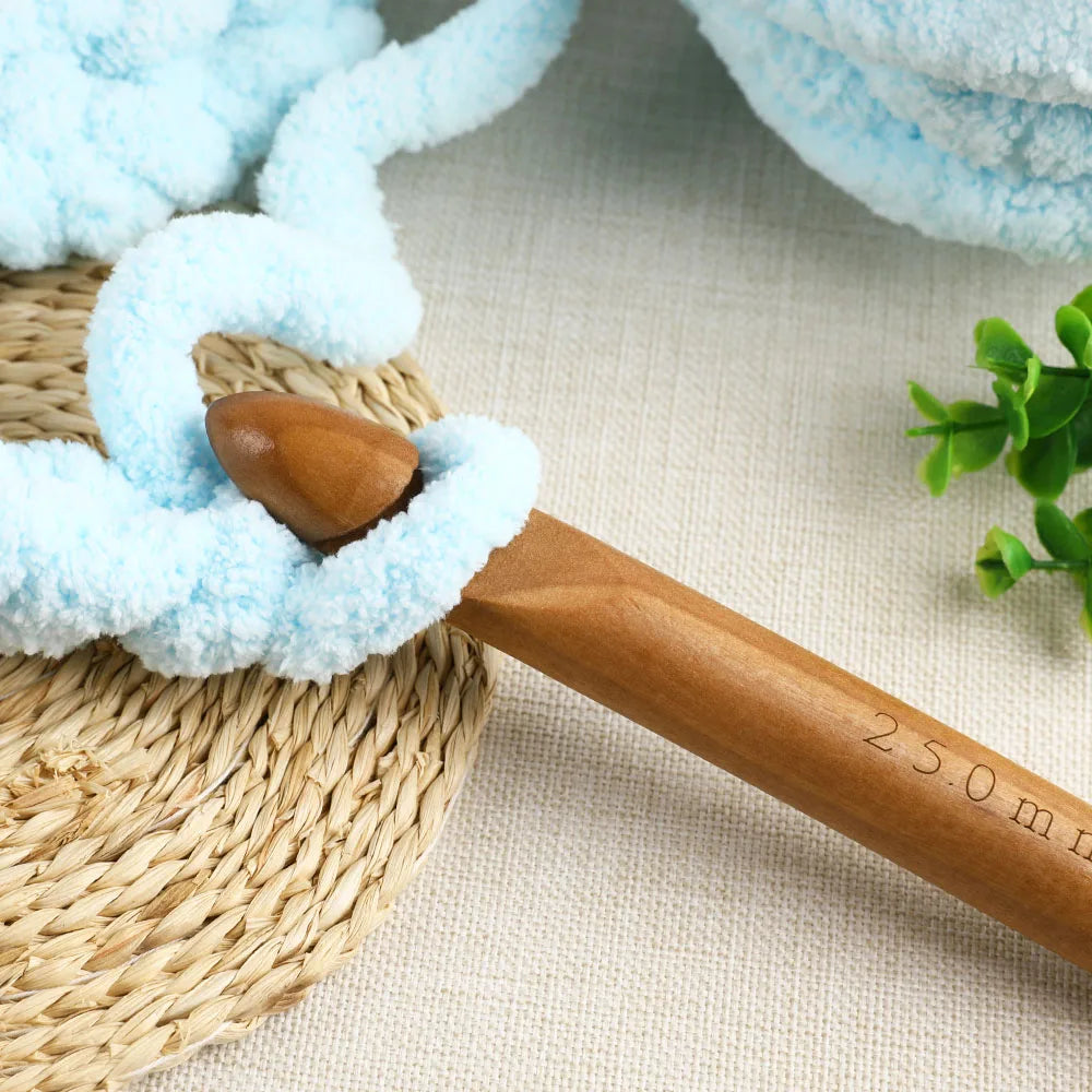 Crochet Hooks, Wooden for Handmade Yarn Crafts, Knitting & Crochet