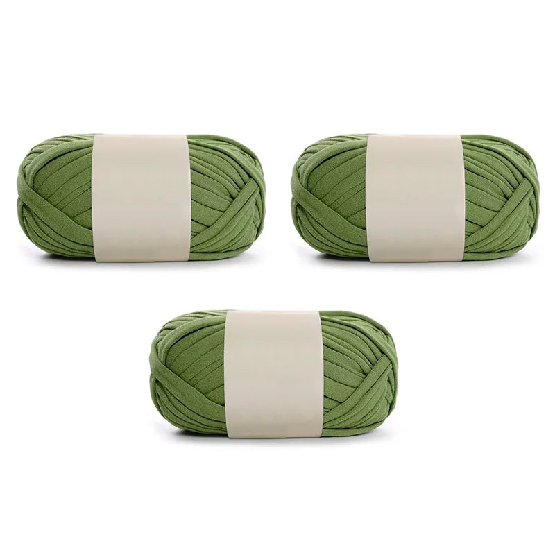 Yarn, Thick Fabric for Handmade Rugs, Bags, Toys & Slipper Crochet Crafts