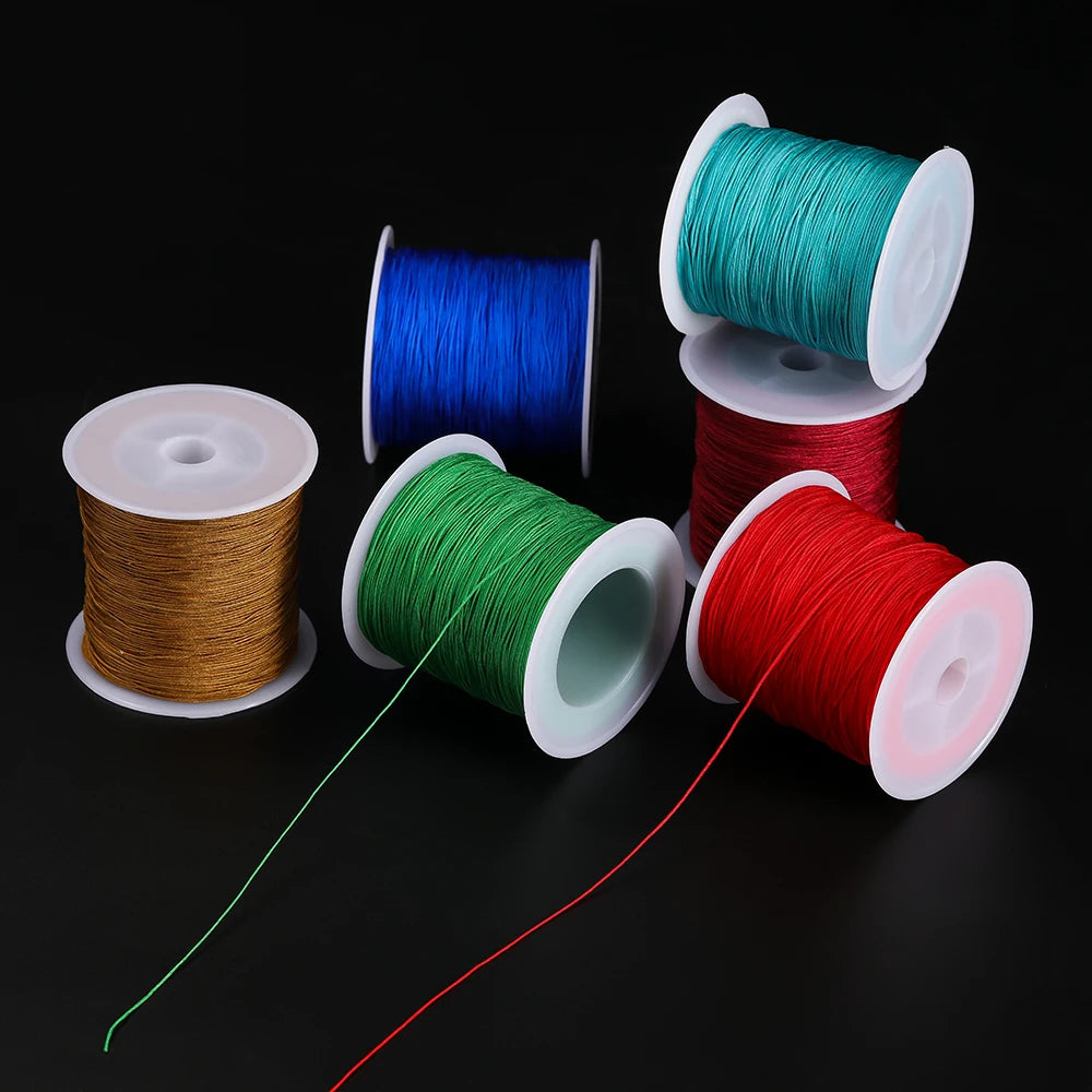 Nylon Beading Thread Multicolor Knotting Rope DIY Jewelry Making Craft Supplies
