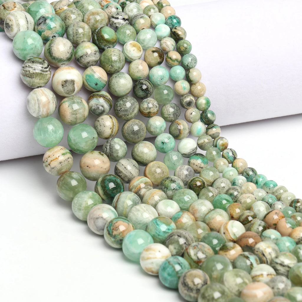 Stone Beads Round Assorted Stone Color Options for DIY Jewelry Making