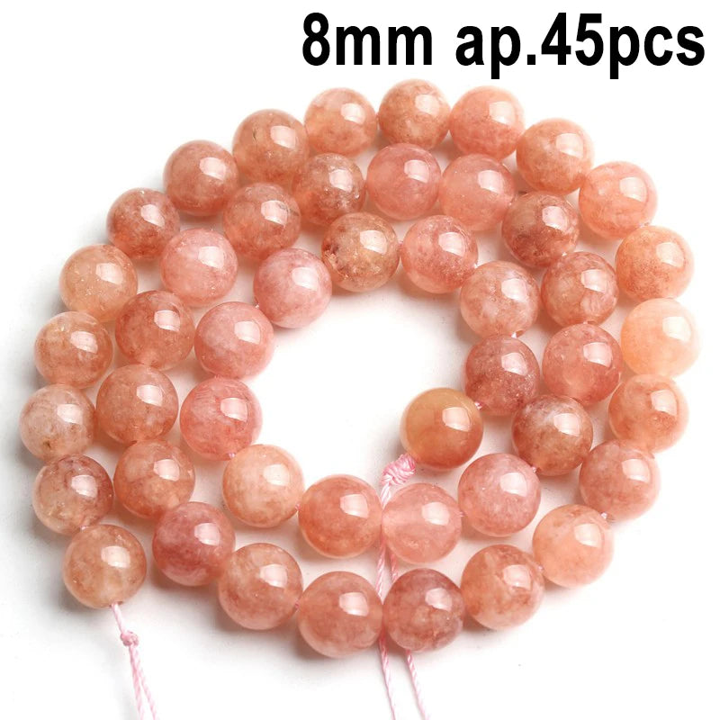 Stone Beads Nude Sunstone-Style Faceted Irregular for DIY Jewelry Making