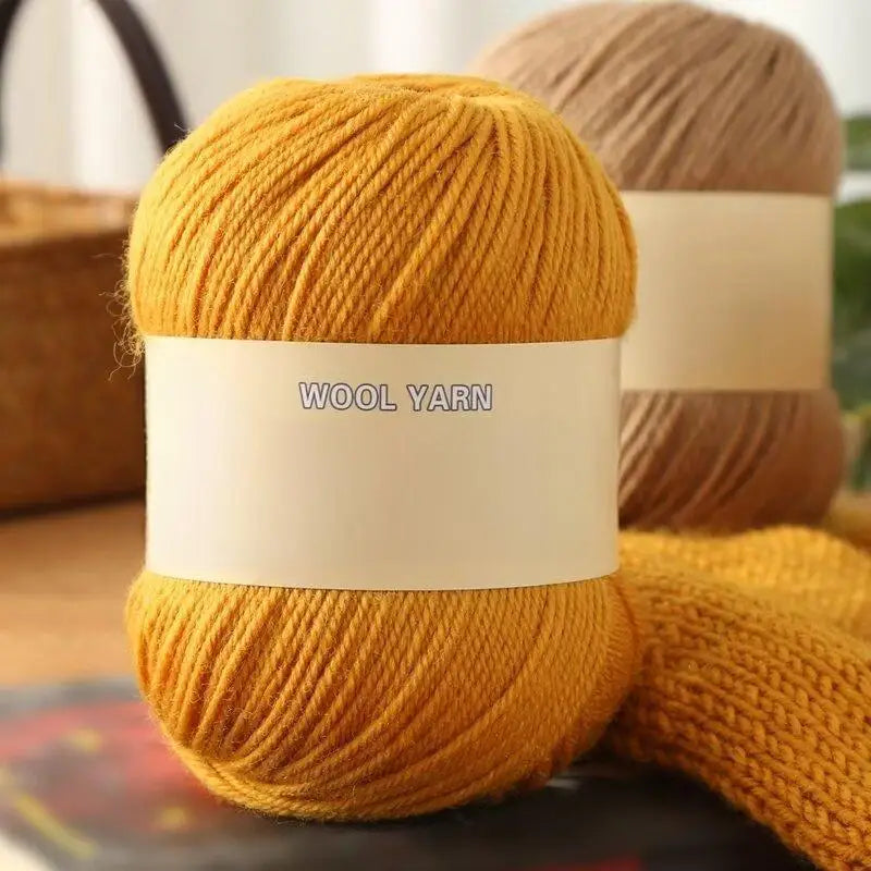 Yarn, Medium-Thick for Hand Knitting Sweaters, Hats, Scarves & Coats