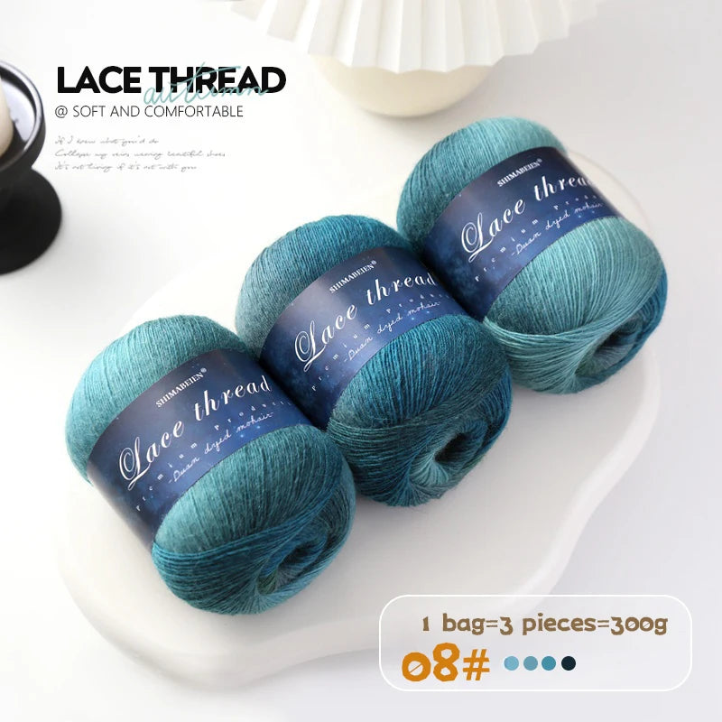 Yarn, Rainbow Gradient for Handmade Shawls, Hats, Scarves & Sweaters