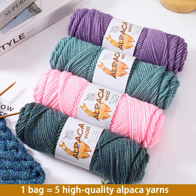 Yarn, Thick for Hand Knitting Coats, Sweaters, Gloves & Cozy Accessories
