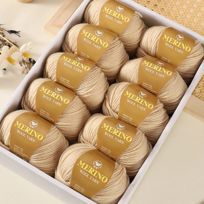 Yarn, Medium-Fine for Hand Knitting Sweaters, Scarves & Winter Hats