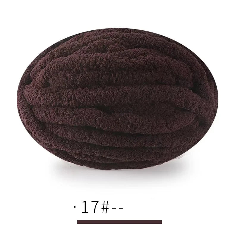 Yarn, Extra-Thick Chenille for Blankets, Cushions, Pet Beds & Cozy Crafts
