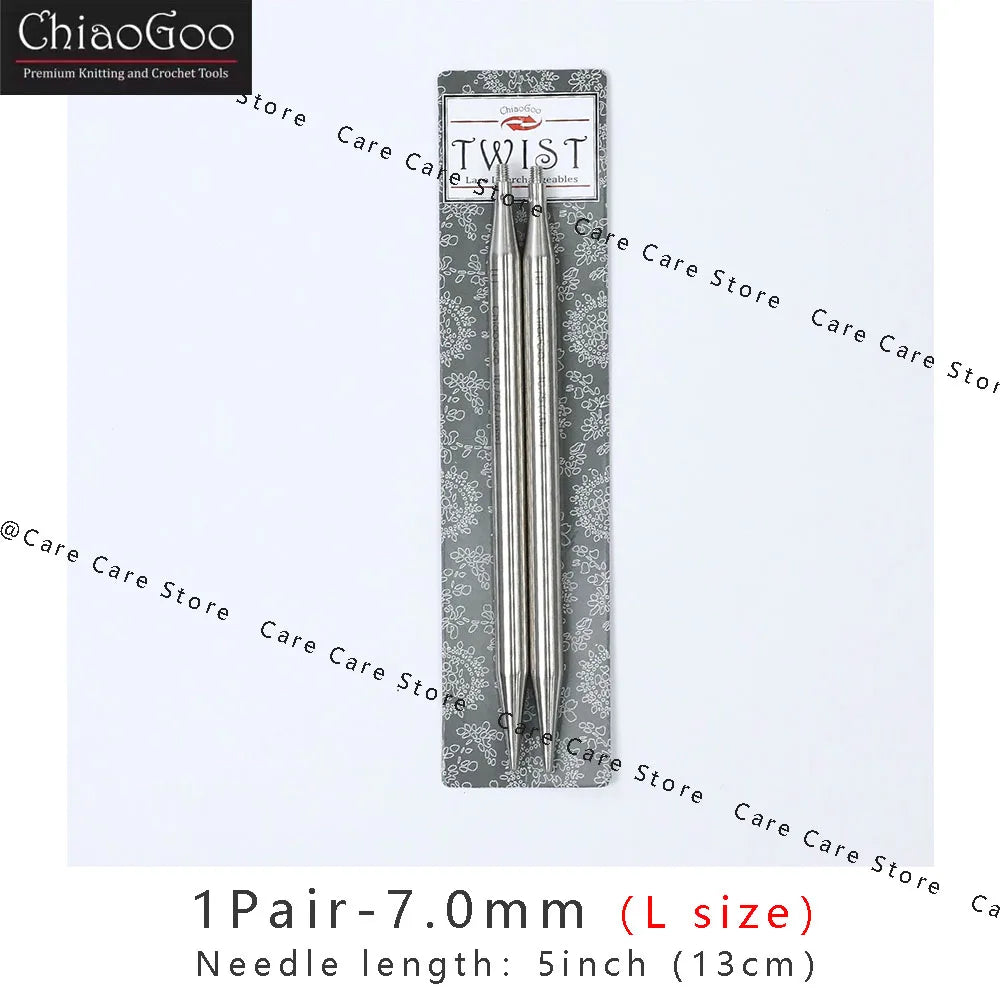 Knitting Needle Tips, ChiaoGoo TWIST Lace for Interchangeable Yarn Crafts
