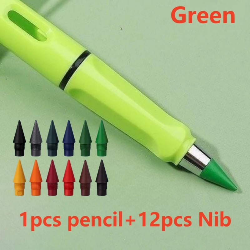 Inkless Eternal Pencil — Metallic Nib, No Ink, Writes 500,000 Words