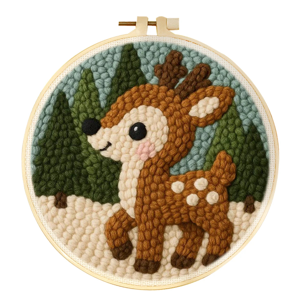 Punch Needle Kit for Beginner Embroidery, Yarn Art & Handmade Home Decor