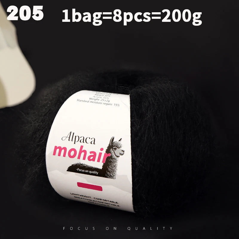 Yarn, Long-Pile Texture for Knitting Gloves, Hair Ties & Creative Crafts