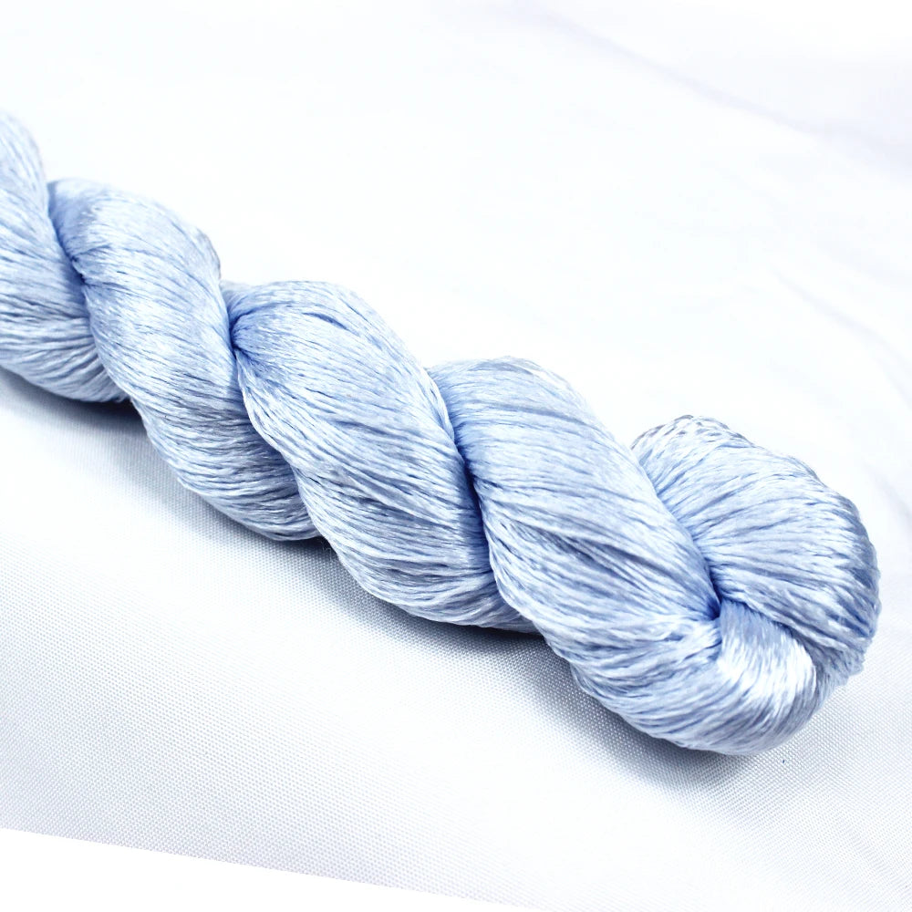 Embroidery Thread, Blue Colors for Handmade Needlework & Stitching Crafts