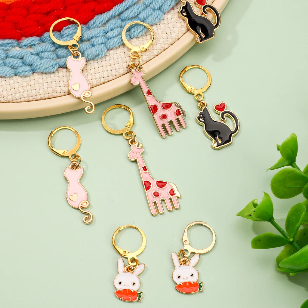 Stitch Markers, Needle Clip & Counter Accessories for Knitting Projects