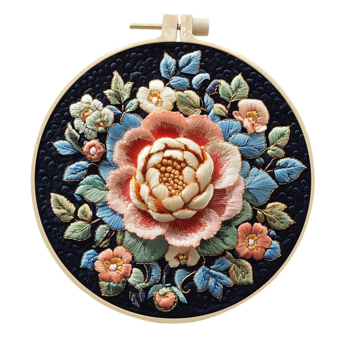 Embroidery Kit, Floral Patterns for Beginner Needlework & Handmade Crafts