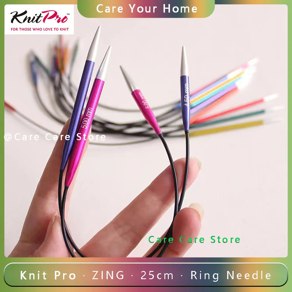 Knitting Needles, KnitPro Zing Asymmetrical Circular for Sleeves & Socks
