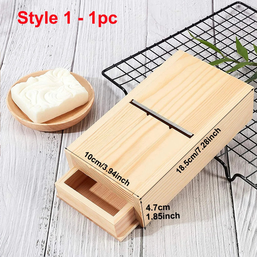 Soap Cutter & Planer Set - Wood & Wire Loaf Cutting Tools, 7 Styles
