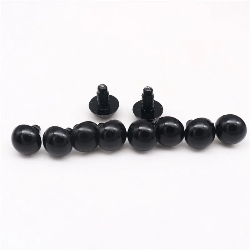 5-16mm Eyeball Doll Accessories Black Doll Making Safety Eyes Craft Supply
