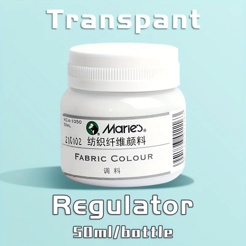 Fabric Paint, Marie's Permanent 50ml — 19 Colors for Clothing & DIY Art