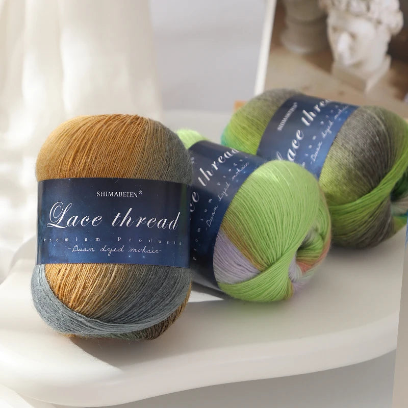 Yarn, Rainbow Gradient for Handmade Shawls, Hats, Scarves & Sweaters