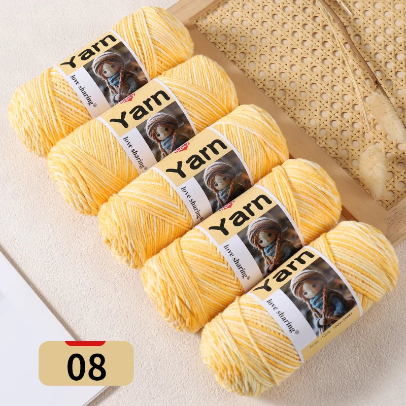 Yarn, Rainbow Gradient for Sweaters, Scarves, Hats & Handmade Blankets