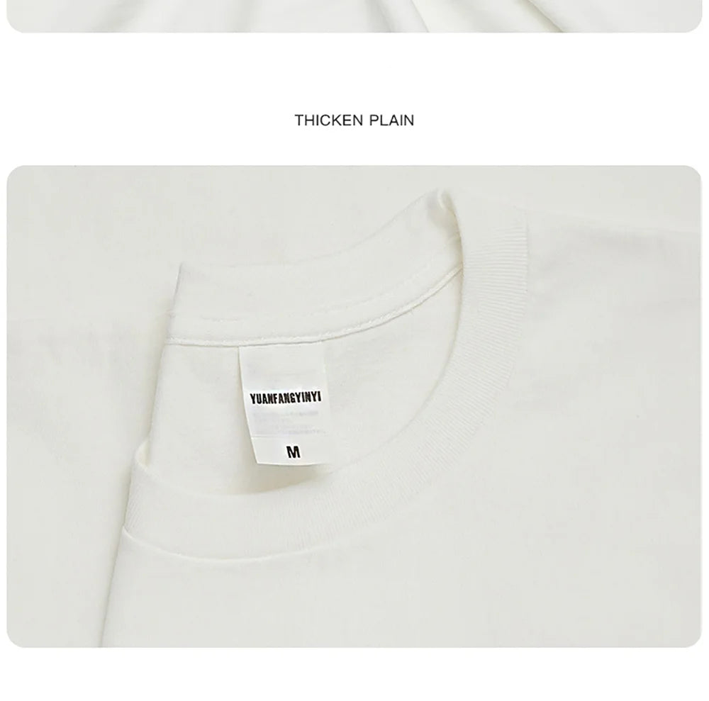 T-Shirt Unisex Solid Color 100% Cotton Loose Fit Short Sleeve Candy Color Tee