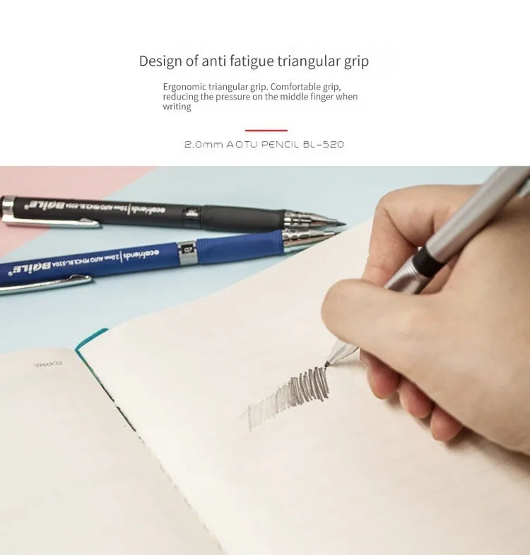 2.0mm Mechanical Pencil Set, 2B — Pencils & Lead Refills for Drawing & Sketching