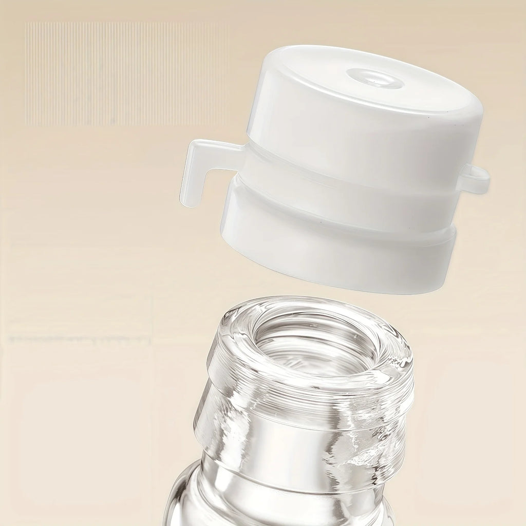 Travel Bottles Empty Clear Glass Cosmetic Sample Containers 10 Pack