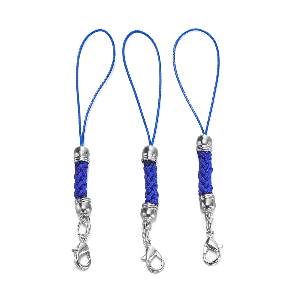 Keychain Cord Straps Lobster Clasps Jump Rings DIY Jewelry Making Craft Supplies