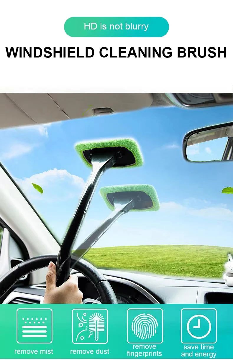 Car Window Cleaner Brush Kit Premium Quality Replacement Accessory