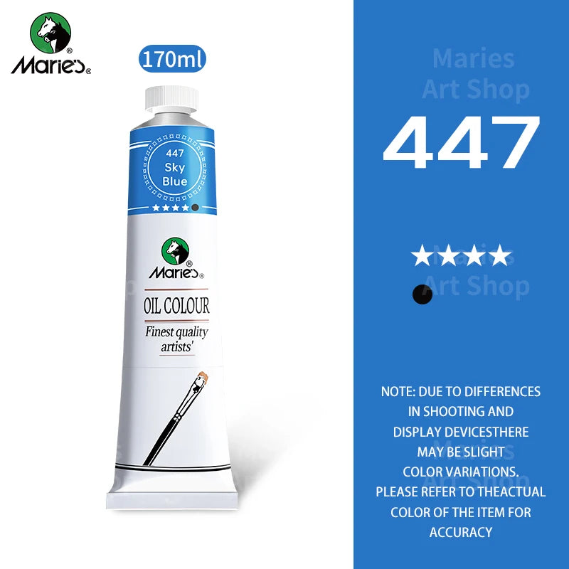 Oil Paint Large Tube, Marie's 170ml — 16 Colors, Artist Grade